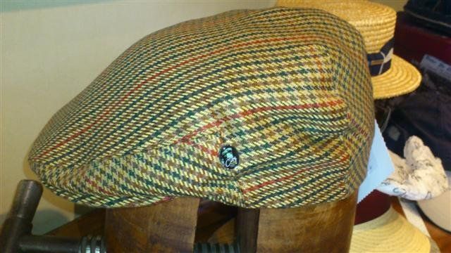 Gorra Lana Cashmere 8london 3660 (Cuadro Clásico)